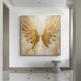 Abstract Angel Wing Textured Painting #AP051