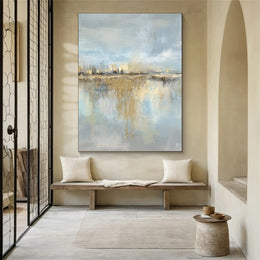 Blue & Green Abstract Wall Art #BG132