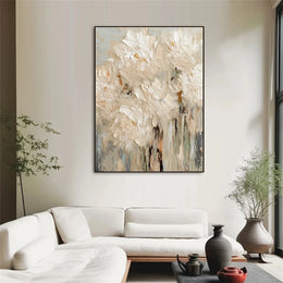Flower And Tree Abstract Texture  Canvas Art #FT 221