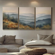 Abstract Urban Set of 3  Landscape Painting #UL 045