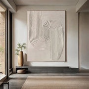 Beige & Brown Abstract #BB101