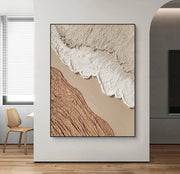 Beige & Brown Abstract #BB141