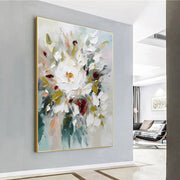 Flower And Tree Abstract Texture  Canvas Art #FT 222