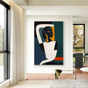 Abstract Portrait Colorful Painting #AP028