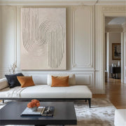 Beige & Brown Abstract #BB101