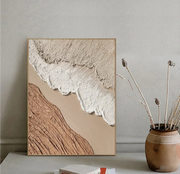 Beige & Brown Abstract #BB141