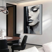 Abstract Portrait Texture Wall Art #PT004