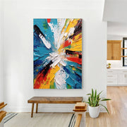 Colorful Abstract Textured Wall Art #AB 508