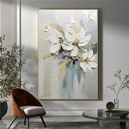 Flower & Tree Abstract Textured Wall Art #ML121