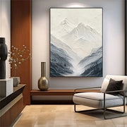 Minimalistic Mountain Textured Art #MM222