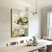 Flower And Tree Abstract  Canvas Art #FT 217