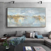 Blue & Green Abstract Wall Art #BG136