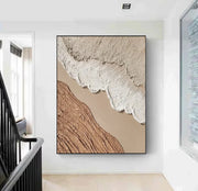 Beige & Brown Abstract #BB141