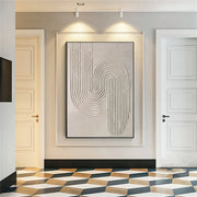 Beige & Brown Abstract #BB101