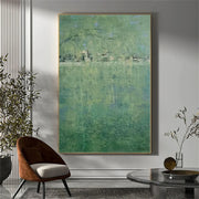 Blue & Green Abstract Wall Art #BG127