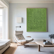 Green Abstract Textured Wall Art #BG129