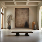 Beige and Brown Abstract Tranquility #WS521