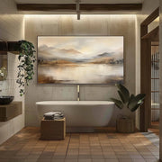 Abstract Mountain Canvas Art #MM319