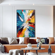 Colorful Abstract Textured Wall Art #AB 508