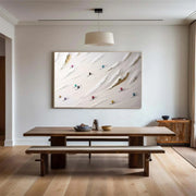 Skiing Sport Textured Wall Art #SA036