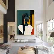 Abstract Portrait Colorful Painting #AP029