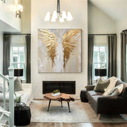 Abstract Angel Wing Textured Painting #AP050