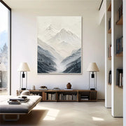 Minimalistic Mountain Textured Art #MM222