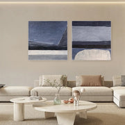 Abstract Square Set of 2 Wall Art #AB 499