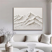 Plaster Art Minimalist Textured Painting #MM118