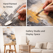 Minimalist Brown & Beige Art #MB002