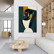 Abstract Portrait Colorful Painting #AP030