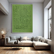 Green Abstract Textured Wall Art #BG129