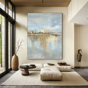 Blue & Green Abstract Wall Art #BG132