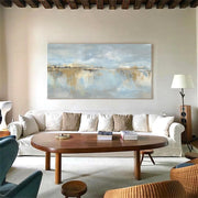 Blue & Green Abstract Wall Art #BG136