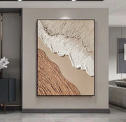 Beige & Brown Abstract #BB141