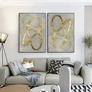 Abstract Painting Set of 2 #AB 237