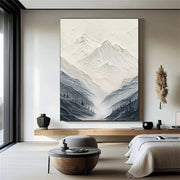 Minimalistic Mountain Textured Art #MM222
