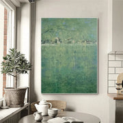 Blue & Green Abstract Wall Art #BG127