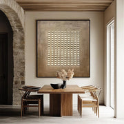 Beige & Brown Abstract #BB137