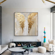 Abstract Angel Wing Textured Painting #AP050
