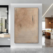 Beige & Brown Abstract Wall Art #BB175