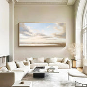 Ocean And Sky Abstract Canvas Art #OS 281