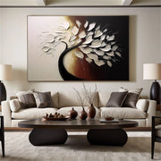 Flower & Tree Abstract Texture  Canvas Art #FT 242