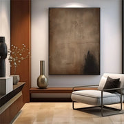 Beige and Brown Abstract Tranquility #WS521