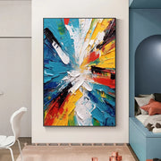 Colorful Abstract Textured Wall Art #AB 508