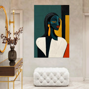 Abstract Portrait Colorful Painting #AP029