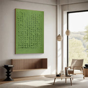 Green Abstract Textured Wall Art #BG129