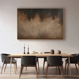 Beige and Brown Abstract Tranquility #WS522