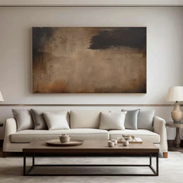 Beige and Brown Abstract Tranquility #WS523