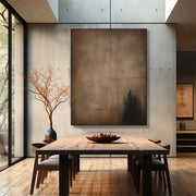 Beige and Brown Abstract Tranquility #WS521